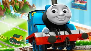 Наперегонки с Томасом.Зимние Гонки Паровозиков.Заснеженный Город.Игры с Томасом и его Друзьями