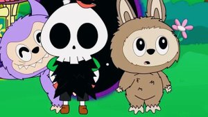 ЛАБУБУ лабубу убегают от собаки #labubu #лабубу