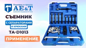 Съемник с сепараторами и крюками (14 предметов) TA-D1013 AE&T