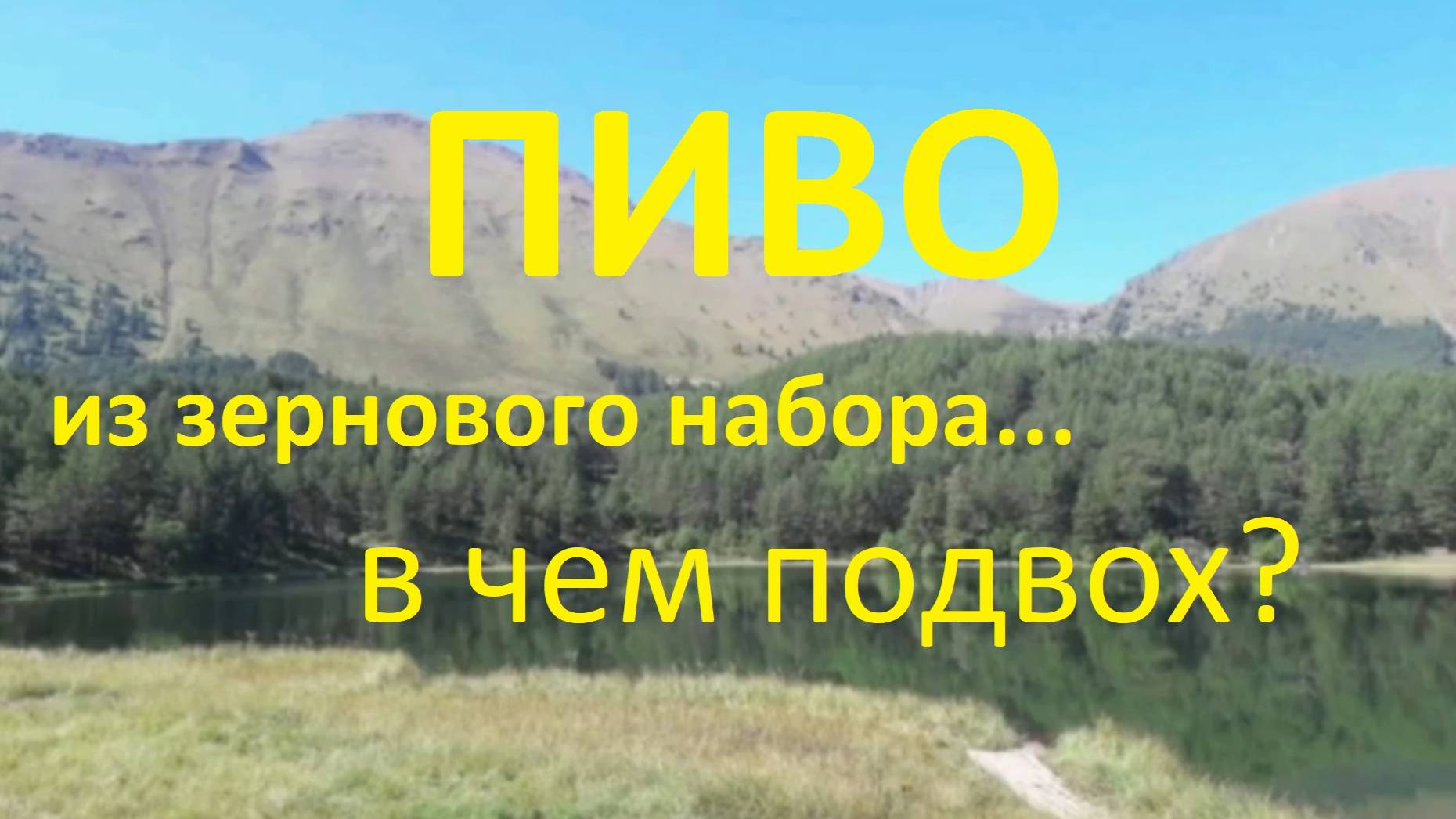 37. Пиво из зернового набора. Посмотри прежде чем покупать!