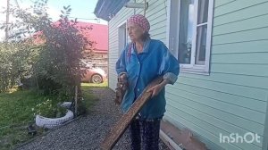 Влог Бабушка работает/делаем калитку/Алтайский край августа 2025