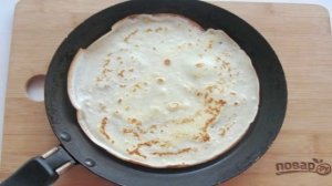 Блинчики с отварным мясом