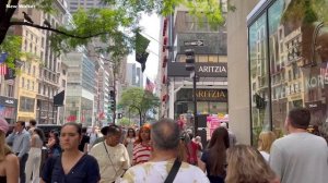 Чудесная Летняя прогулка по 5-й авеню)= МАНХЭТТЕН....