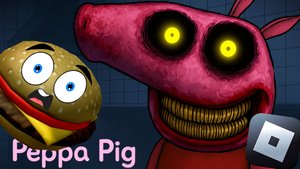 ГОТОВЛЮ БУРГЕРЫ, А СВИНКА ПЕППА ЕХЕ ХОЧЕТ СДЕЛАТЬ БУРГЕР ИЗ МЕНЯ ► Peppa Pig Horror в Roblox