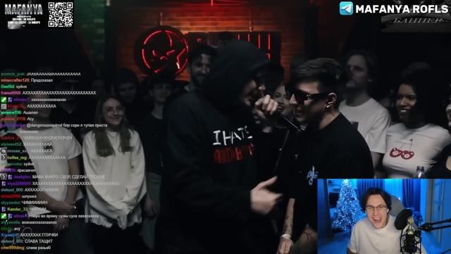 МАФАНЯ СМОТРИТ: BLINK BATTLE 2: ВОРОВСКАЯ ЛАПА VS МАЗ КОРЖ DETROIT RAP  Blink