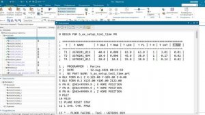 Вывод информации об инструменте в управляющую программу NX1980