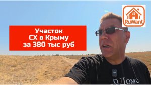 Земельный участок 1 га в Крыму сельхоз назначения в Черноморском районе Крыма на RuWANT (Рувант)