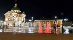музыкальный фонтан в городе Тверь