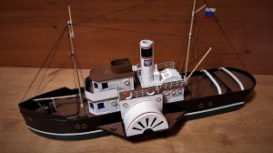 RC модель колесного парохода "Святая Мария"