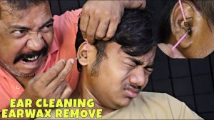 Ear Cleaning & Earwax Removal by Asim Barber ｜ Ear Fingering ｜ Ear Cracking ｜ Head Massage ｜ ASMR