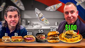 Дешёвый бургер vs. элитный бургер в Москве