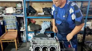 Mercedes-Benz GL400 V6 м276. Проблема с турбиной и маслом кап ремонт двигателя 4 часть