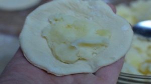 Жареные вареники с картошкой