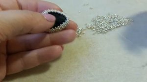 Брошь Бутон розы Оплетение риволи Часть 1  от Наталья Шурховецкая