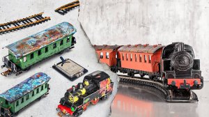 🚂 ИГРУШКА ИЗ 80-Х, КОТОРУЮ ВСЕ ЗАБЫЛИ! РЕСТАВРАЦИЯ СТАРОЙ НЕМЕЦКОЙ ЖЕЛЕЗНОЙ ДОРОГИ 😱✨
