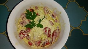 Вкуснейший салат с сыром страчателла из 3 ингредиентов