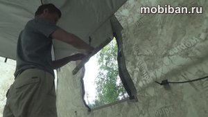 Сборка Мобиба МБ-18 СП и обзор палатки