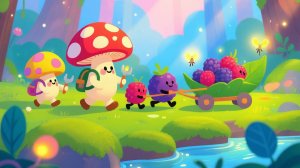 Грибы, ягоды возьмём!