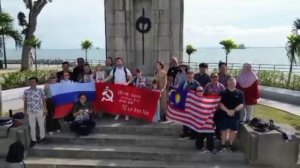 Международный Бессмертный Полк поздравляет с Днем Флага России. Малайзия