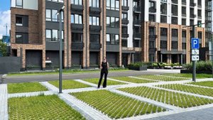 Благоустройство территории Дома большого города Монблан (г. Ижевск)