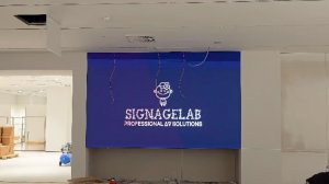 Интерьерный светодиодный экран для магазина LIME в ТРЦ «Алмаз» в г. Челябинске