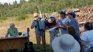 Полное видео с поэтического костра в с. Борисово-Судское, ЛиТО "Родники"