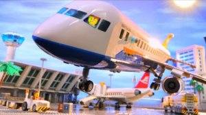 Самолет Lego - Неприятности в небе. Пробный Мультфильм как Вам интересно  жду комментариев.