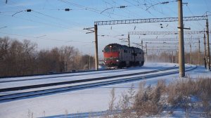 Тепловоз 2ТЭ116У-0103. Резервом.