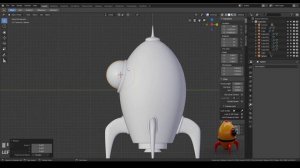 Создание ракеты 2 в Blender
