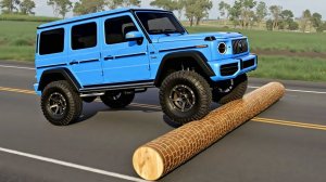 🤣 "Бревно-убийца" против машин! BeamNG Drive - челлендж на выживание!