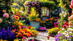Как красиво посадить цветы во дворе и на участке фото идеи для вдохновения (70)