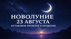 Новолуние 23 августа 2025 — начало нового пути! ✨