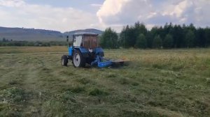 Косим! Роторная косилка KIRPI в работе!
