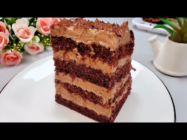 Это ШЕДЕВВР‼️Недорогой торт за 30 минут, без миксера! Сочный без пропитки! Простой рецепт! смотреть онлайн