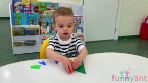 Игры с прищепками - тренажер для пальчиков Funny Ant Malahovka