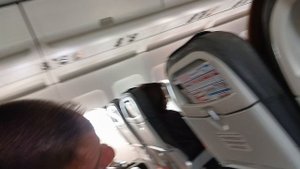 Приземление самолета в Новосибирске. Рейс Бишкек-Новосибирск. Аэропорт Толмачево