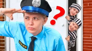 Приключенческие истории Евы и ее друзей-полицейских для детей