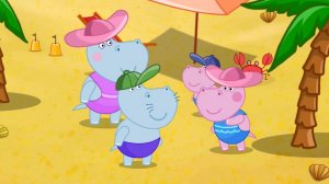 Бегемотики Гиппо отправились на море