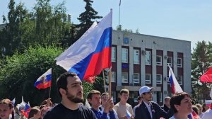 Белово отмечает День Государственного флага Российской Федерации! #МойФлагМояРоссия42