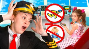 Приключения Евы и ее друзей в самолете и правила безопасности для детей