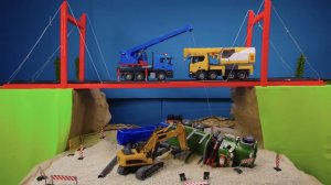 Грузовики ездят играем для детей