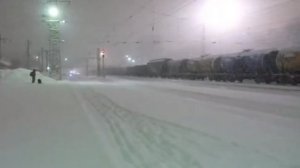 Сапсан зимой. Не хотел бы оказаться рядом