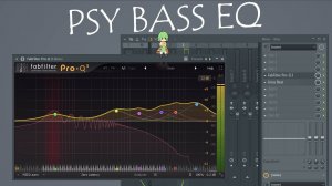Вариант эквализации баса Psy Trance в FabFilter Pro-Q 3