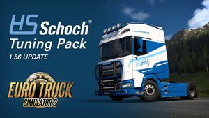1.56 Euro Truck Simulator 2: Обновление тюнинг пака HS-Schoch