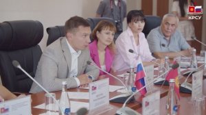 Ректор КРСУ Сергей Волков встретился с Эльдаром Айтматовым