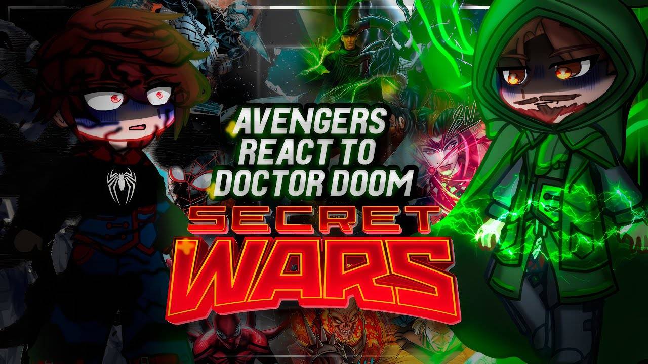 Реакция Мстителей на Доктора Дума / Персонажи марвел / Гача реакция / Marvel