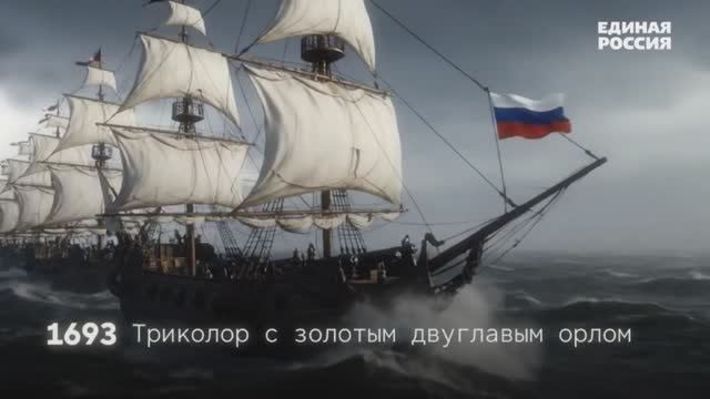 Как Менялся Флаг России   988 год Древней Руси  #  1993 год Современной России