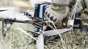 Применение БПЛА для дистанционной установки мин. Батальон им.Карбышева.