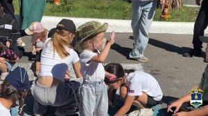 👨 В Улан-Удэ юные художники нарисовали мелом триколор