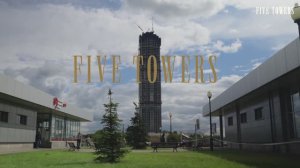 Динамика строительства небоскрёба FIVE TOWERS на Ленинском | Август 2025